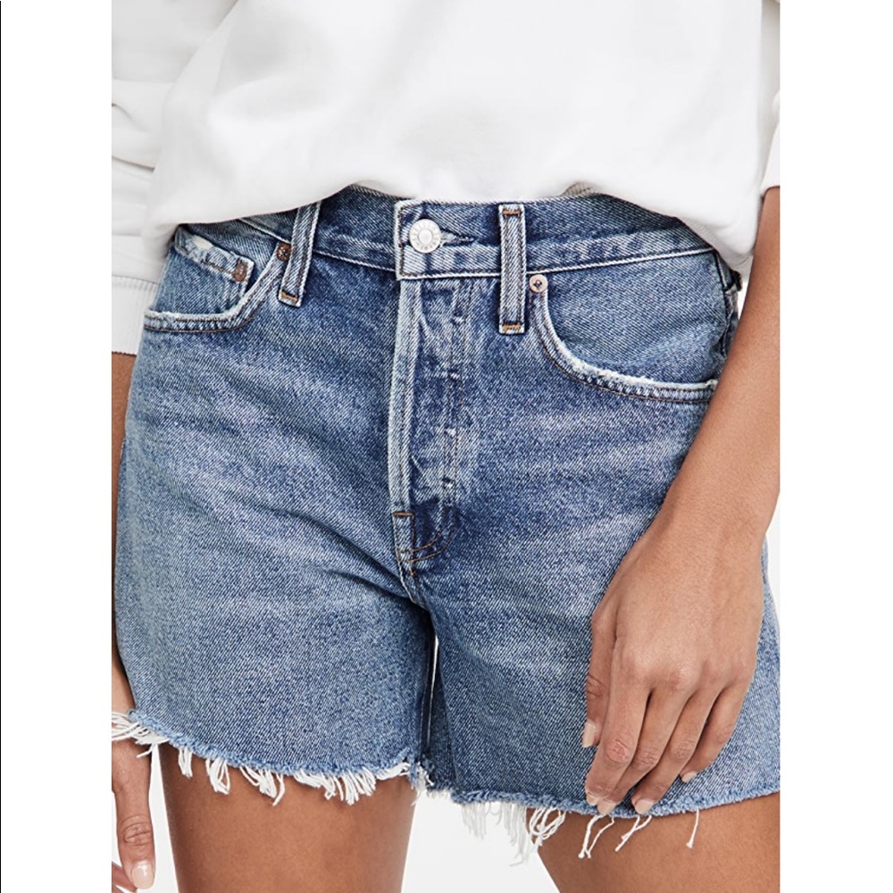 Agolde Parker long loose vintage shorts
